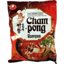 Cham pong Ramyun鱿鱼 124g 