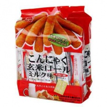 北田蒟蒻糙米卷（牛奶口味）160克